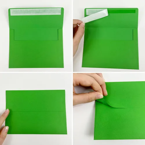 Vista 6 de Paquete de 50 sobres de 4 x 6 pulgadas para invitación, sobres A6 autosellantes para tarjetas, fotos, bodas, cumpleaños, fiestas, baby shower