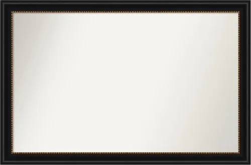 Vista 184 de Amanti Art Espejo personalizado, gran espejo de baño estrecho, espejo de pared o espejo de tocador de baño sobre el fregadero (24 x 24 pulgadas)