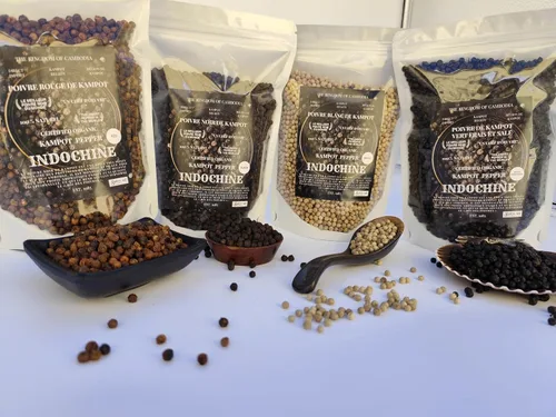 Vista 4 de Pimienta Organic Kampot, granos de pimienta Camboyanos únicos seleccionados