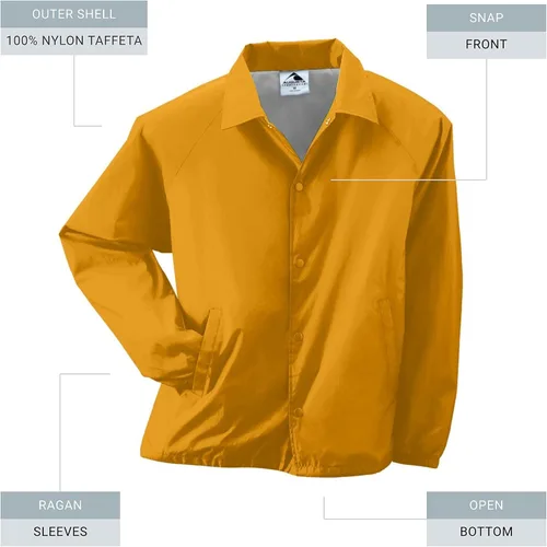Vista 2 de Augusta Sportswear - Chaqueta de entrenador, de nailon con forro