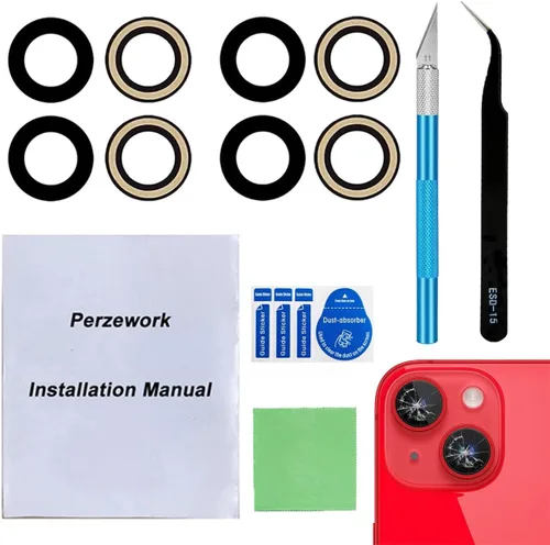 Vista 18 de Juego de 2 lentes de repuesto originales para cámara trasera para iPhone 11 Pro Max y iPhone 11 Pro con adhesivo preinstalado y kit de herramientas