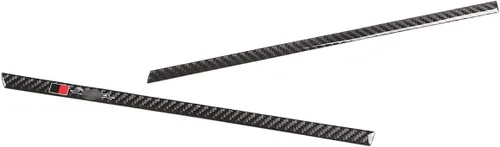Vista 7 de Adhesivo decorativo de salida de aire para consola central de automóvil (con letra), apto para Toyota Supra GR A90 A91 MK5 2019-2022, borde de fibra