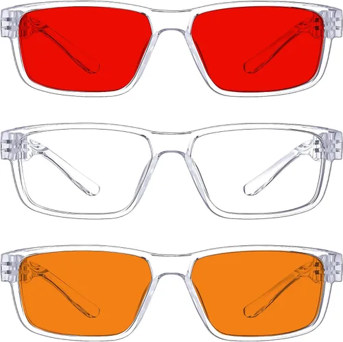 Vista 204 de Eyekepper Gafas de luz azul para hombre y mujer, paquete de 6 lentes Pilot Paquete de 6 color mezclado