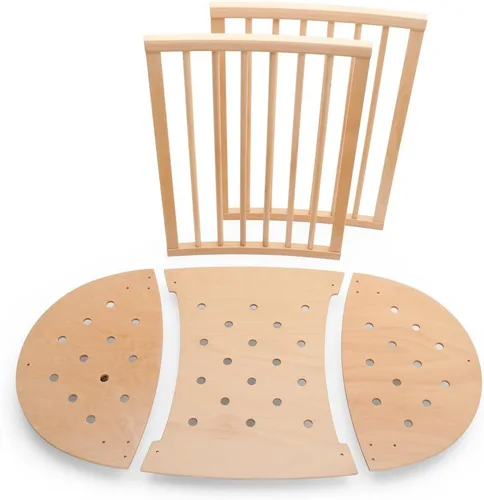 Vista 8 de Stokke Sleepi - Extensión de cama, color gris brumoso, convierte la mini cuna Sleepi en cama Sleepi, adecuada para niños de hasta 3 años, el colchón