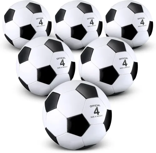 Vista 11 de Deekin Balón de fútbol a granel con bomba, trabajo en equipo, juego de deporte al aire libre, entrenamiento, pelota de fútbol a granel para deportes