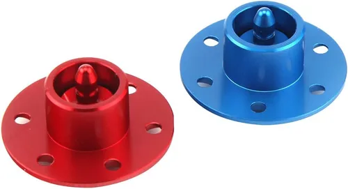 Vista 6 de Punto de combustible para avión RC Hobby Accesorios CNC Aluminio anodizado Punto de combustible redondo para avión RC