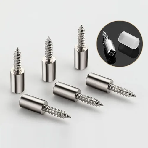 Vista 9 de 20 tornillos autorroscantes, soporte laminado para gabinete, pasadores de estante con funda antideslizante, soporte de estante de acero clavija