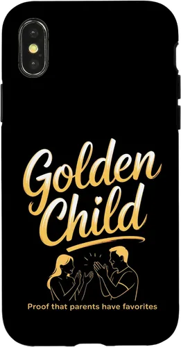 Vista 5 de Golden Child Mom's Favorite Gifted Kids Sibling Rivalry Art Case for iPhone 16