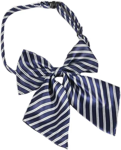 Vista 32 de Flairs New York Pajarita con lazo preatada hecha a mano para mujer Azul bebé/azul marino [cuadros]