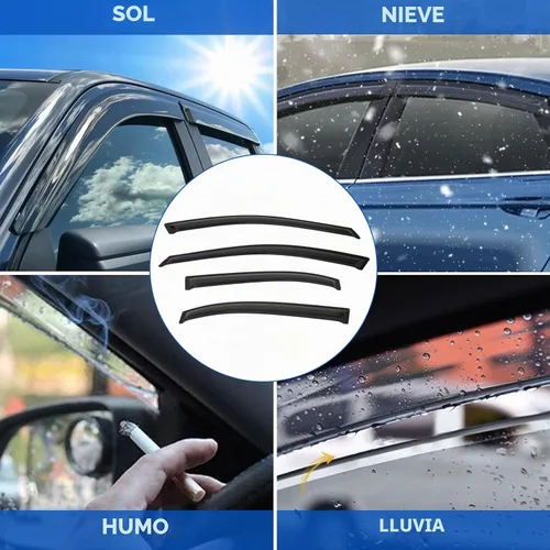 Vista 3 de 4 viseras de ventana protectores de lluvia para 1995-2005 Cavalier