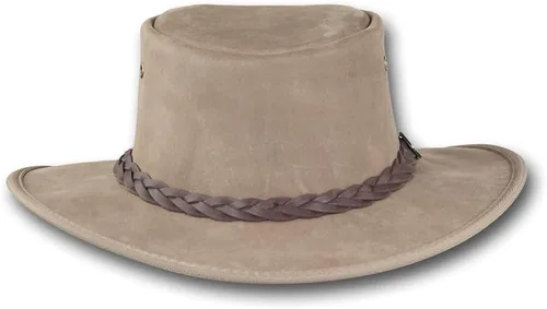 Vista 13 de Barmah Hats Sombrero plegable de cuero Bronco - Artículo 1060