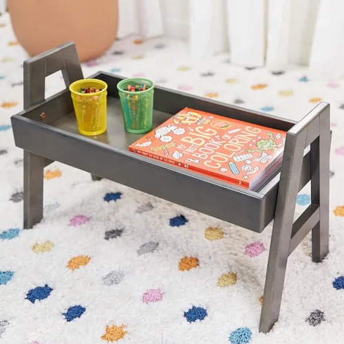 Vista 11 de ECR4Kids Estante apilable ajustable con borde completo, estantería, gris lavado Gris (Grey Wash)