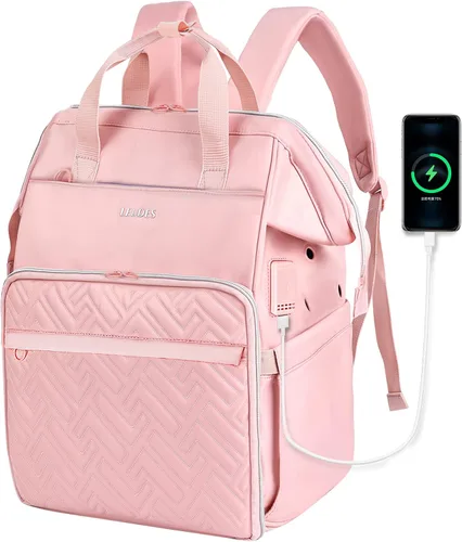 Vista 10 de Leudes Mochila Bolsa para Tejer, Organizador de Almacenamiento de Hilo, Bolsa de Ganchillo Grande Tote, Regalo de Navidad, Estuche Portador de Hilo