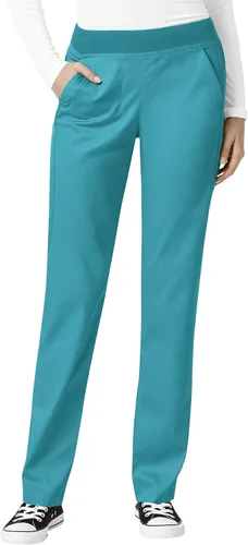 Vista 8 de Wink PRO Women's Knit Waist Cargo Scrub Pant Negro