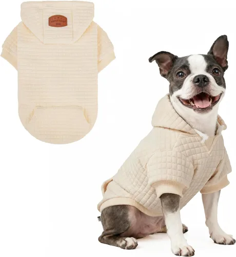 Vista 51 de BEAUTYZOO - Sudadera con capucha para perros con agujero para correa y bolsillo, suéteres para perros pequeños, medianos y grandes, niños y niñas