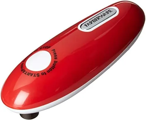 Vista 8 de Farberware Abrelatas automático compacto con pilas, manos libres, para cualquier tamaño de lata, con imán para quitar de forma segura la tapa