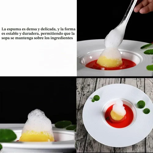 Vista 6 de DUEBEL Generador de espuma de gastronomía molecular, kit de generación de espuma de regulación de velocidad continua, herramienta de cocina creativa