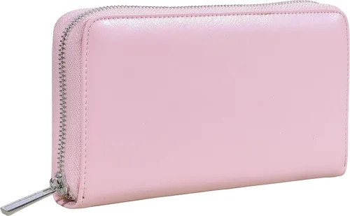 Vista 3 de Easyoulife Tarjetero de cuero genuino para mujer con 36 ranuras de seguridad RFID, L