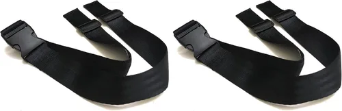 Vista 7 de ZARPMA Correas de seguridad para silla alta de 2 puntos, correa de repuesto para arnés de bebé, correa de seguridad para silla de bebé, silla