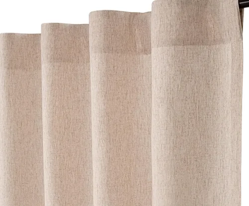 Vista 7 de HOMIDATE Paneles de Cortinas de Lino de Linaza de 63 Pulgadas - Juego Natural de 2, Cortinas Ligeras para Ventanas, Cortinas de Lino de Algodón