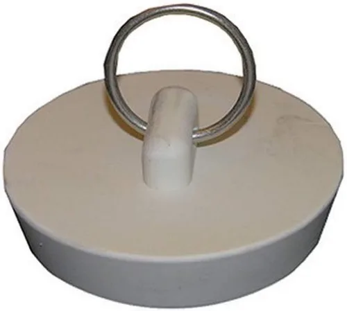 Vista 4 de LASCO 02-3203 Tapón hueco de goma blanca para aberturas de drenaje de 1-1/8 pulgadas