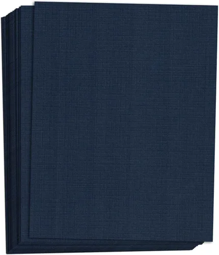 Vista 7 de Hamilco Burgandy Linen - Papel grueso de cartulina texturizada, 11 x 17 pulgadas, peso pesado, 80 libras, cartulina - Paquete de 25