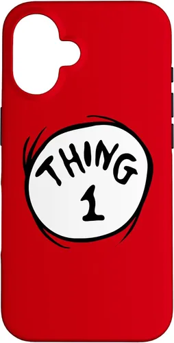 Vista 32 de Dr. Seuss Funda con emblema Thing 1 para iPhone 17