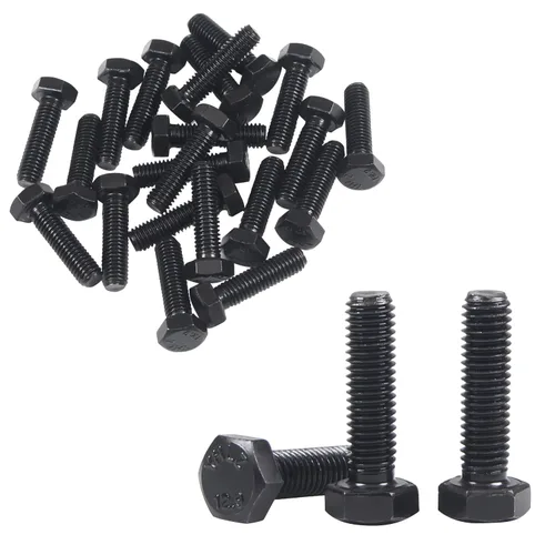 Vista 11 de 20 piezas de pernos hexagonales de 1/4-20 x 2, tornillos de tapa hexagonal de 1/4"-20, acero inoxidable 304, 5.1 cm completamente roscados, tornillo