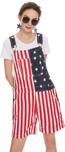 Vista 3 de OeyFnbmO Bib Overalls for Women Fashion Shorts Jumpsuits Festival Outfits Coveralls