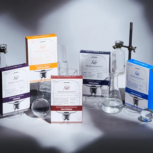 Vista 5 de Elensilia Intracell - Máscara facial revitalizante de mucina y propóleos de caracol (10 hojas), máscara facial antienvejecimiento y deshidratación