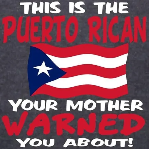 Vista 3 de CafePress Puerto Rican Warned You Abou T Shirt Tri-Blend Tee
