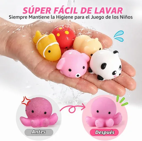 Vista 5 de 32 Pack Mochi Squishy Toys, Kawaii Squishies Party Favors for Kids
