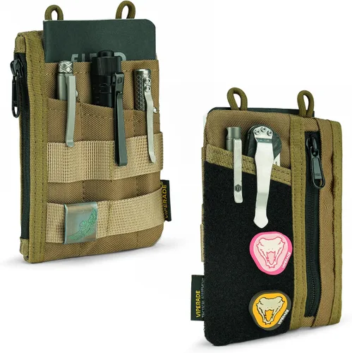 Vista 12 de VIPERADE VE16 - Bolsa EDC para hombre, organizador de bolsillo multiherramienta para equipos EDC