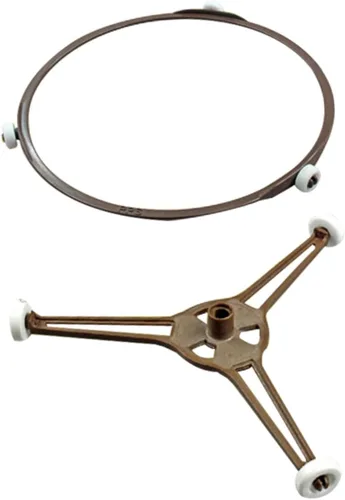 Vista 8 de PRETYZOOM 4 sets Accesorios de microondas Soporte de microondas Soporte de microondas Anillo de rodillo Soporte de microondas Bandeja de microondas