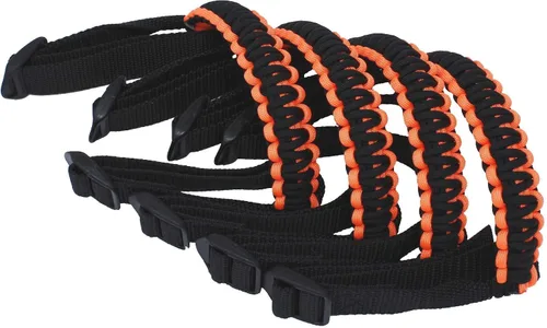 Vista 12 de BubbasGarageTv - Reversible Paracord Grab Handles for Jeep Wrangler - Charcoal Grey & Black - Pick Your Pairs