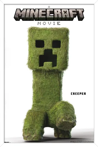 Vista 10 de A Minecraft Movie - Póster de pared de la serie Creeper, 34 pulgadas de largo x 22.4 pulgadas de ancho, versión sin marco