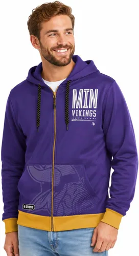 Vista 9 de Outerstuff NFL - Sudadera con capucha para hombre con cremallera completa en colores del