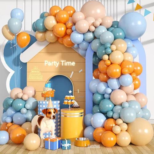 Vista 10 de Kit de arco de globos de graduación azul y dorado 2026, decoraciones de graduación 2026, globos dorados del número 2026 con explosión de estrella