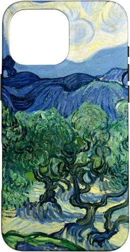 Vista 19 de Van Gogh Olivos con Alpilles Painting Famous Art Funda para iPhone 17