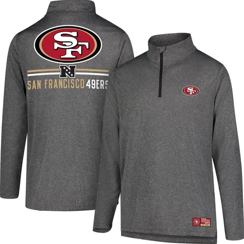 Vista 53 de Ultra Game Men's NFL Official Super Soft Quarter Zip Long Sleeve T-Shirt
