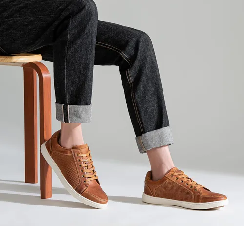 Vista 6 de Jousen - Tenis informales a la moda para hombre
