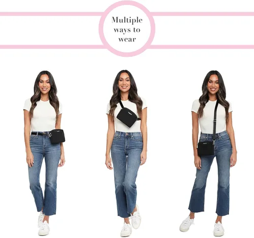 Vista 6 de Baggallini Riñonera convertible 2 en 1 para mujer