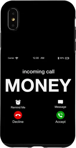 Vista 11 de Incoming Call Money is Calling Illustration Graphic Designs - Carcasa para iPhone 17