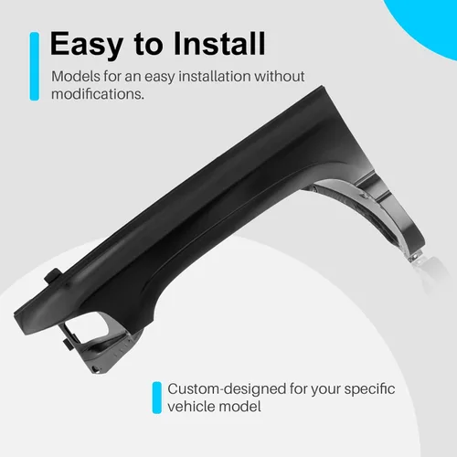 Vista 5 de CarPartsDepot Guardabarros delantero izquierdo del lado izquierdo compatible con Dodge RAM 1500 2500 3500 1994-2002 Pickup Truck compatible