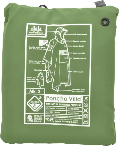 Vista 19 de HAZARD 4 PonchoVilla Classic - Poncho técnico softshell original