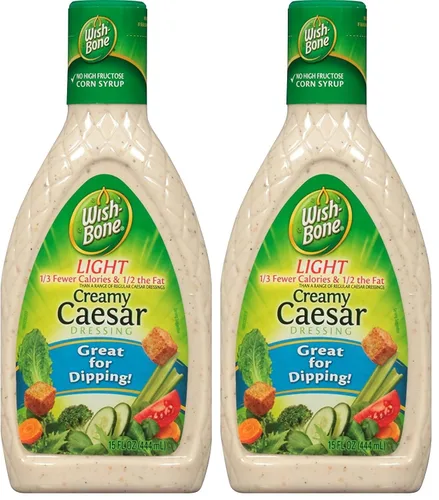 Vista 4 de Wish-Bone Aderezo César Cremoso Ligero, 15 FL oz