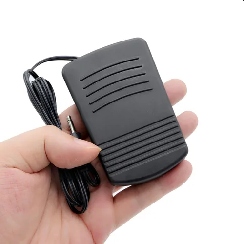 Vista 3 de Mini pedal de pie para máquina de coser de 4.9 ft, interruptor de pie para máquina de coser momentánea para el hogar, controlador de pedal operado