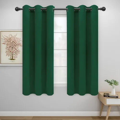 Vista 170 de Easy-Going - Cortinas opacas para dormitorio, aislamiento térmico sólido con ojales, cortinas de ventana para reducción de ruido, cortinas