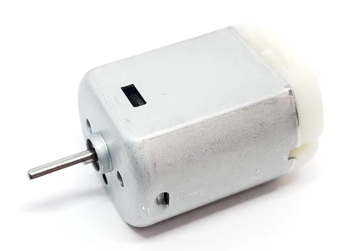 Vista 4 de Paquete de 2 – Motor de actuador de bloqueo de puerta central de eje plano de 0.394 pulgadas FC-280PC-22125 eje plano, eje D, motor de reparación