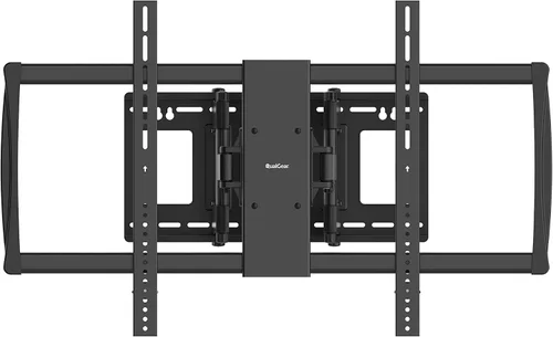 Vista 9 de QualGear QG-TM-002-BLK - Soporte de pared fijo y ultra delgado de 37 a 70 pulgadas, perfil bajo, universal para televisores LED, color negro